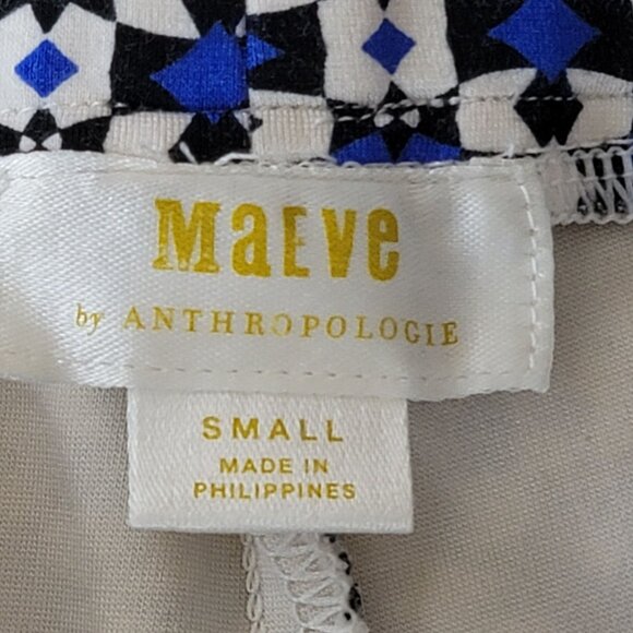 Anthropologie Maeve Printed High-Rise Pull-On Styling Bootcut Pants. Siz… - Picture 6 of 9